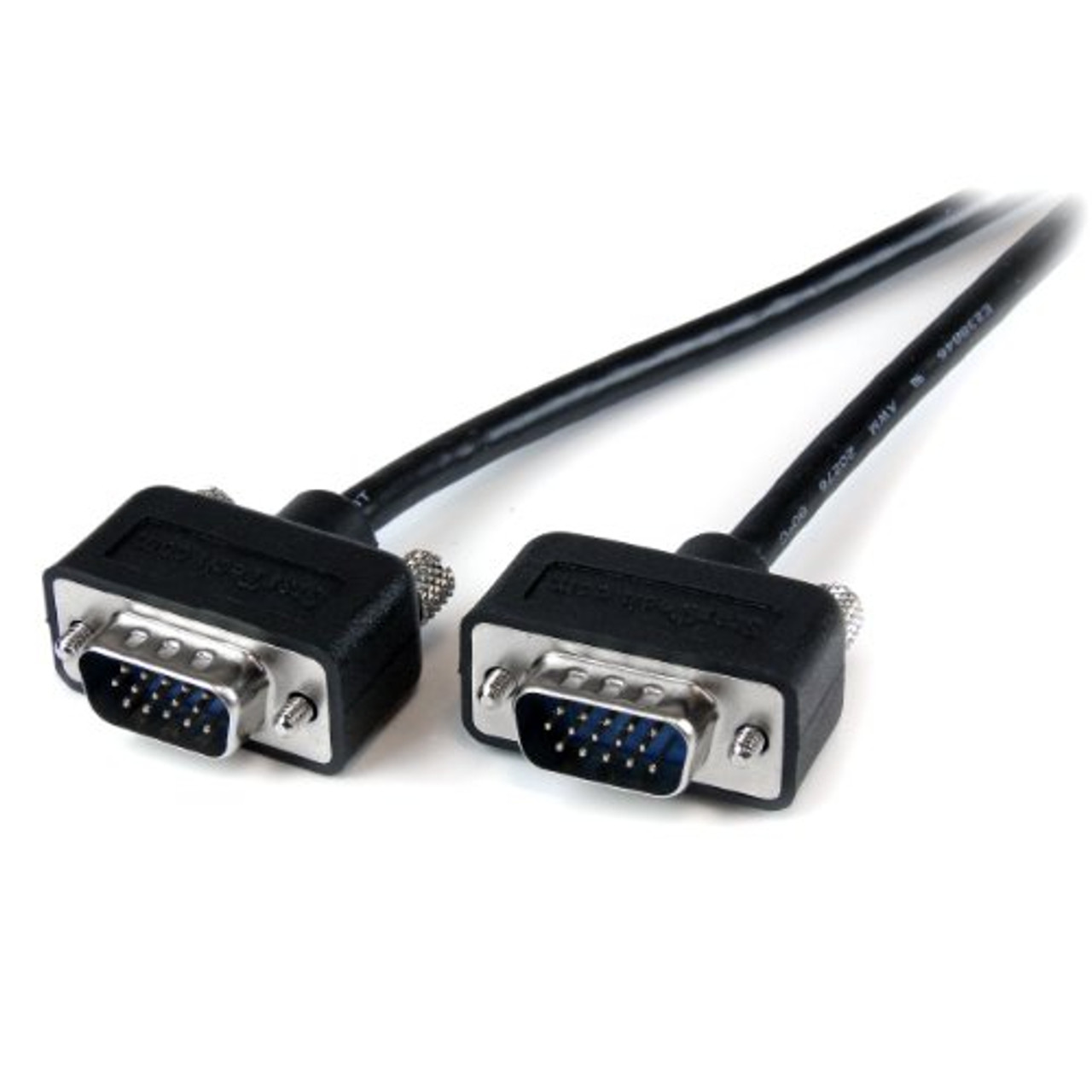 10 ft Low Profile High Resolution Monitor VGA Cable - 2